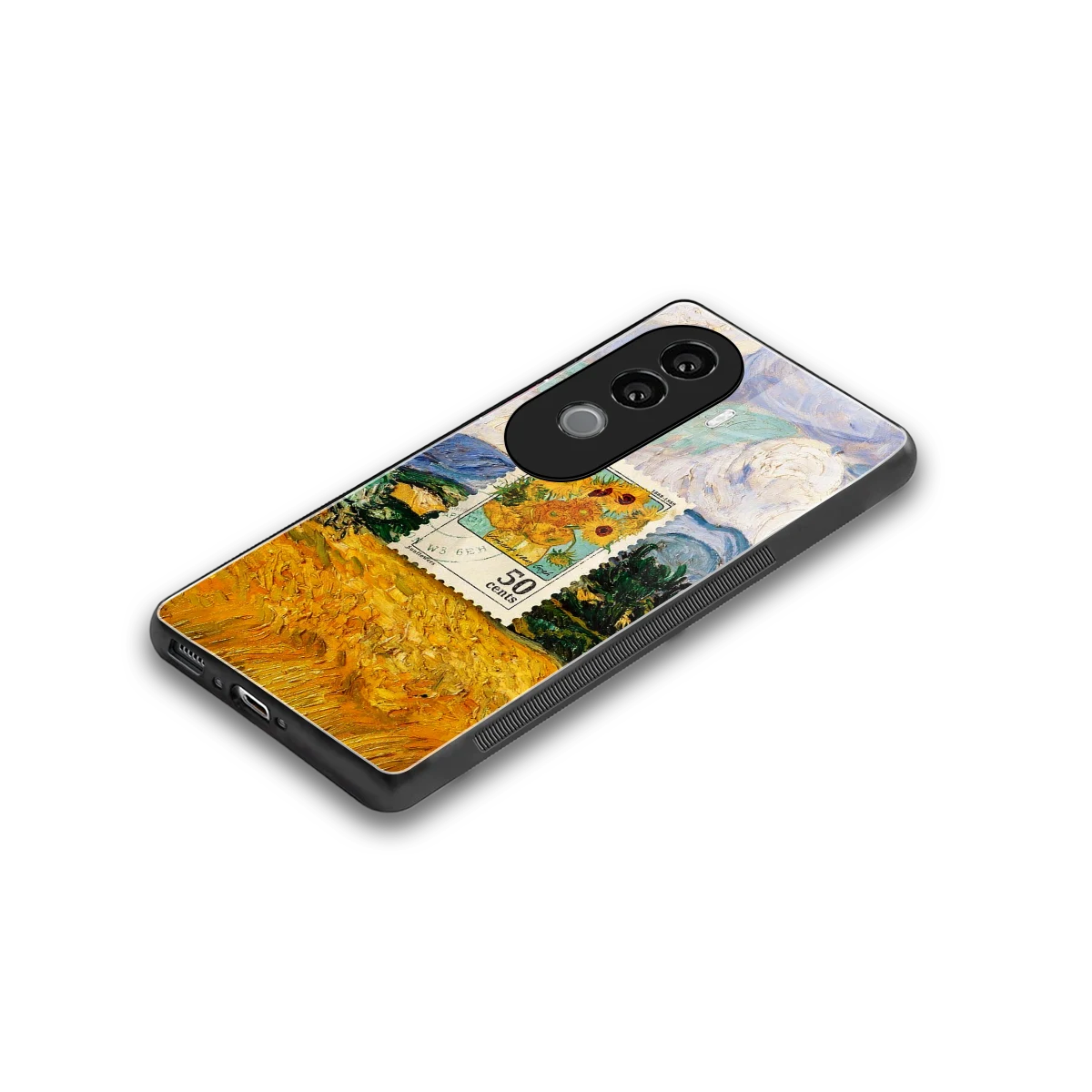 50 Cents stylish phone case for vivo v40e | glossy glass and slim fit