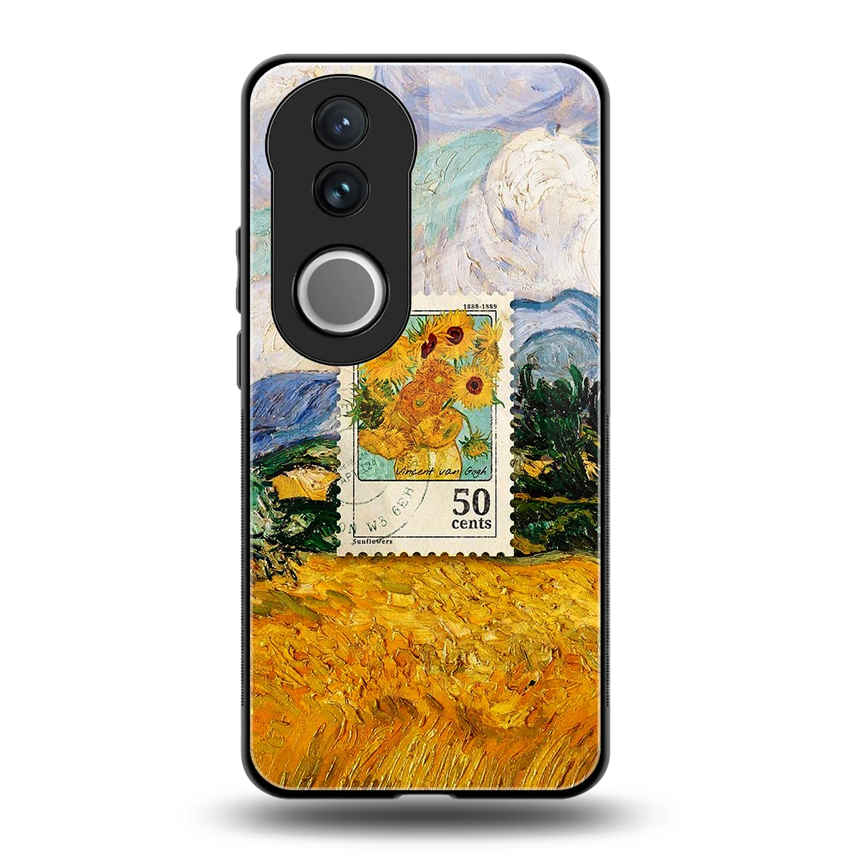 50 Cents back phone cover | glass case for vivo v50