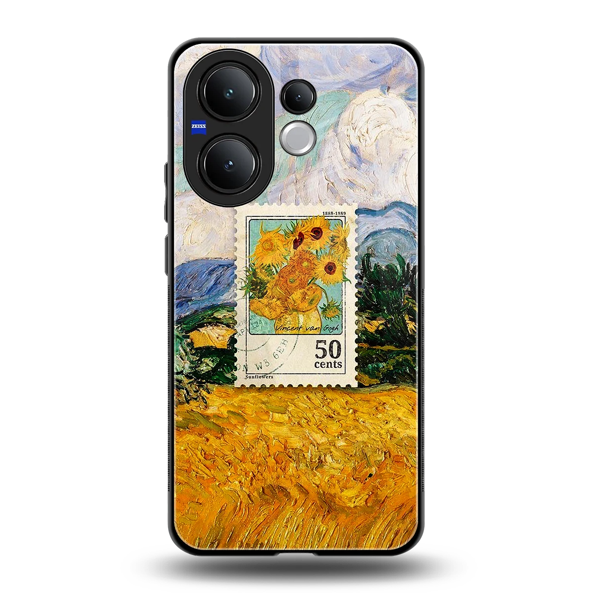 50 Cents back phone cover | glass case for vivo v60