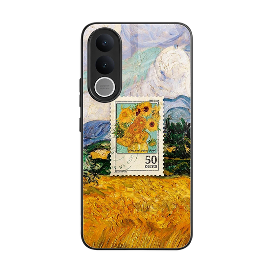 50 Cents back phone cover | glass case for vivo v70 fe