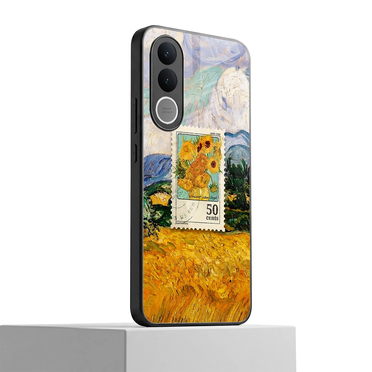 50 Cents vivo v70 fe mobile cover | shockproof glass phone case