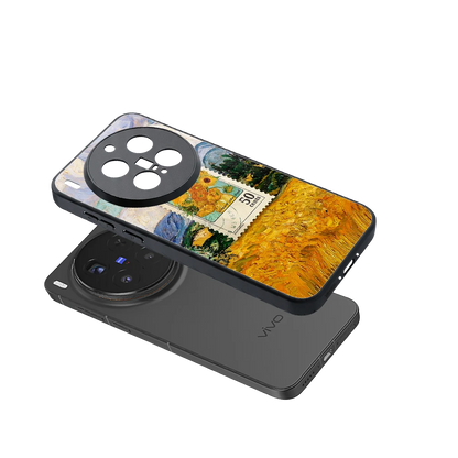 50 Cents sleek vivo x300 pro cover with tempered glass back and TPU edges