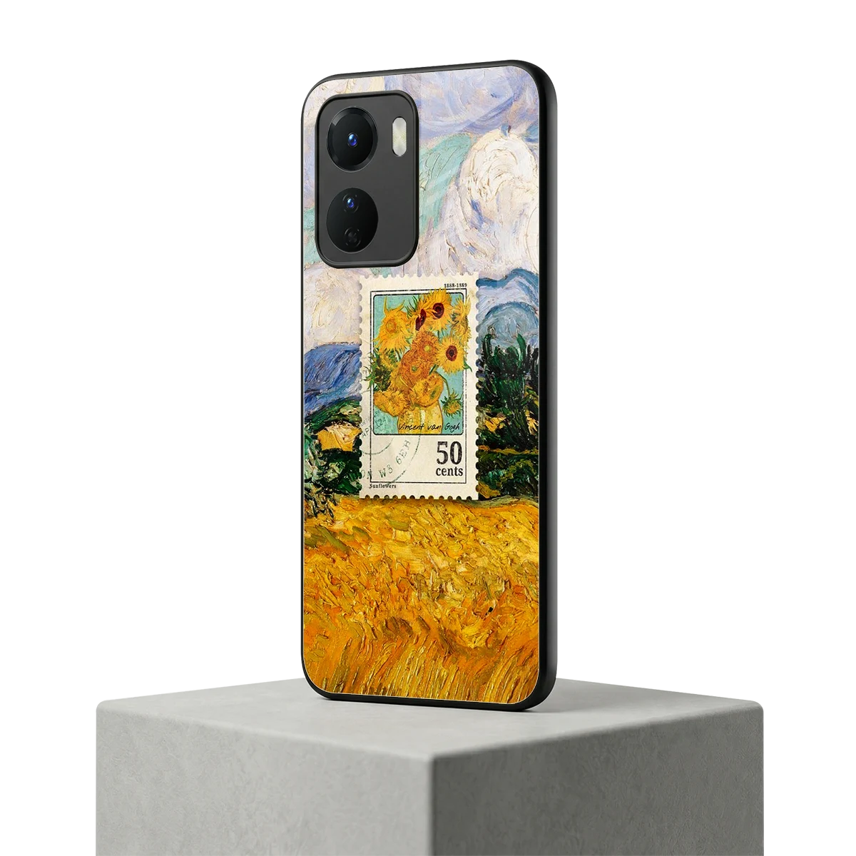 50 Cents vivo y16 mobile cover | shockproof glass phone case