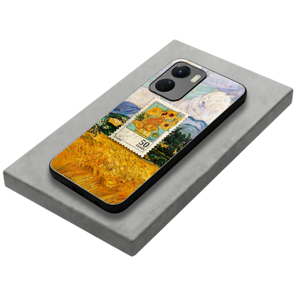 50 Cents stylish phone case for vivo y16 | glossy glass and slim fit