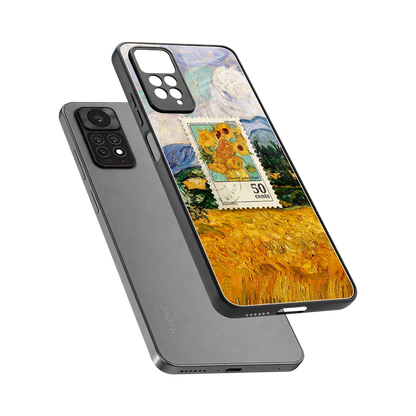 50 Cents sleek redmi note 11 pro cover with tempered glass back and TPU edges