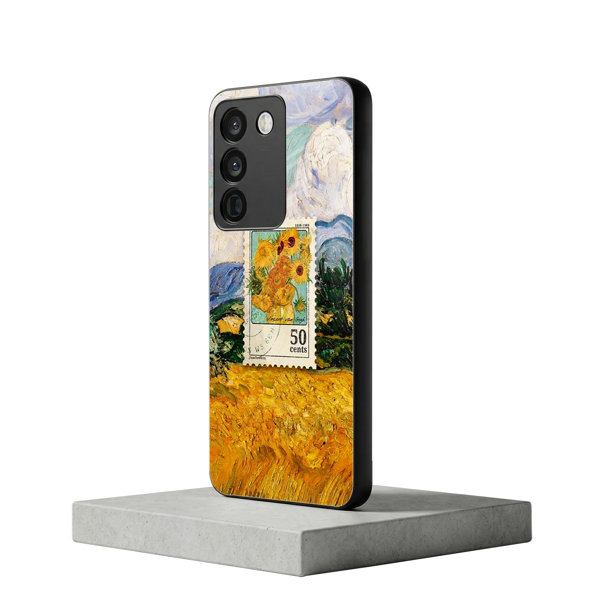 50 Cents vivo y200 5g mobile cover | shockproof glass phone case