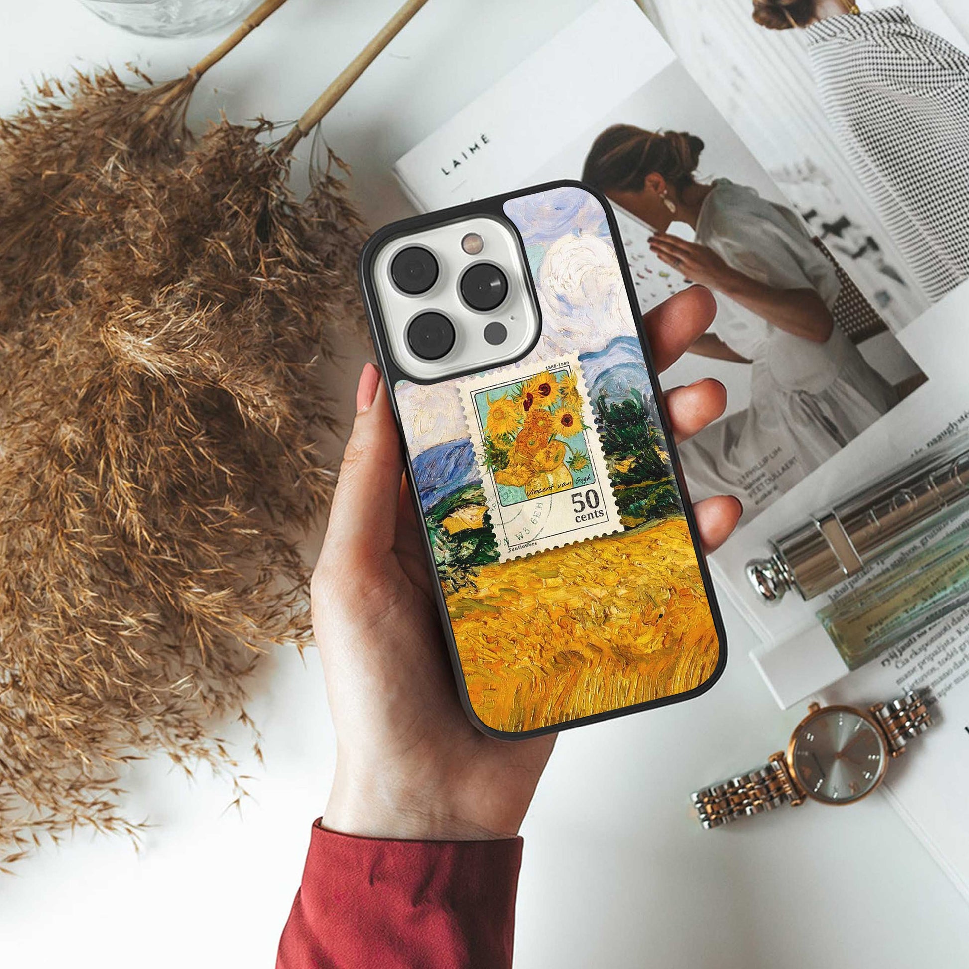 50 Cents TPU glass hybrid case for iPhone 16 | premium mobile back cover