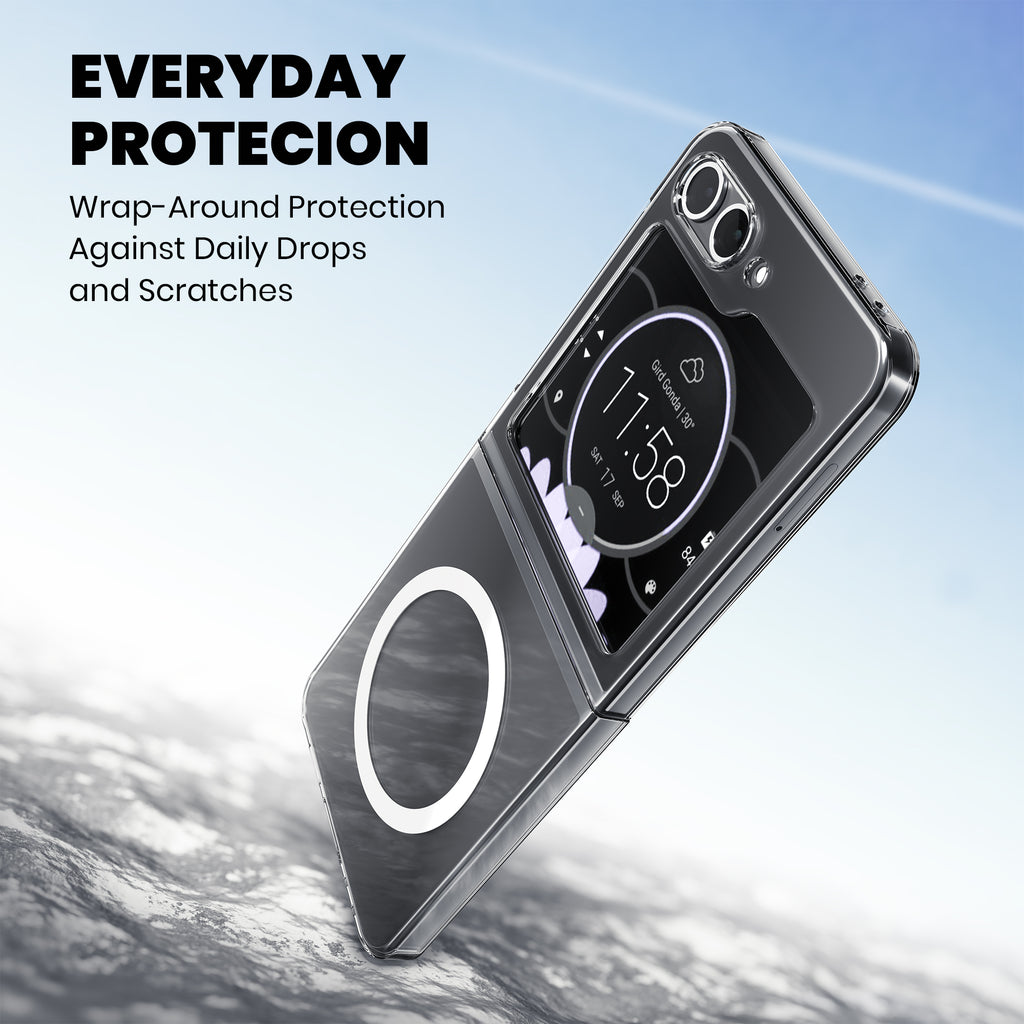 Anti Yellow Magsafe Clear Case for Samsung  Galaxy Z Flip 4