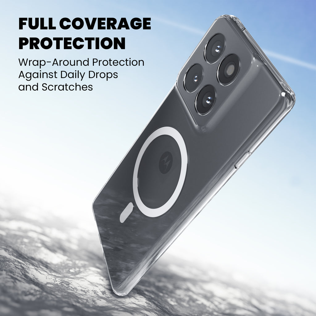Anti Yellow Magsafe Clear Case for Motorola G86 Power 5G