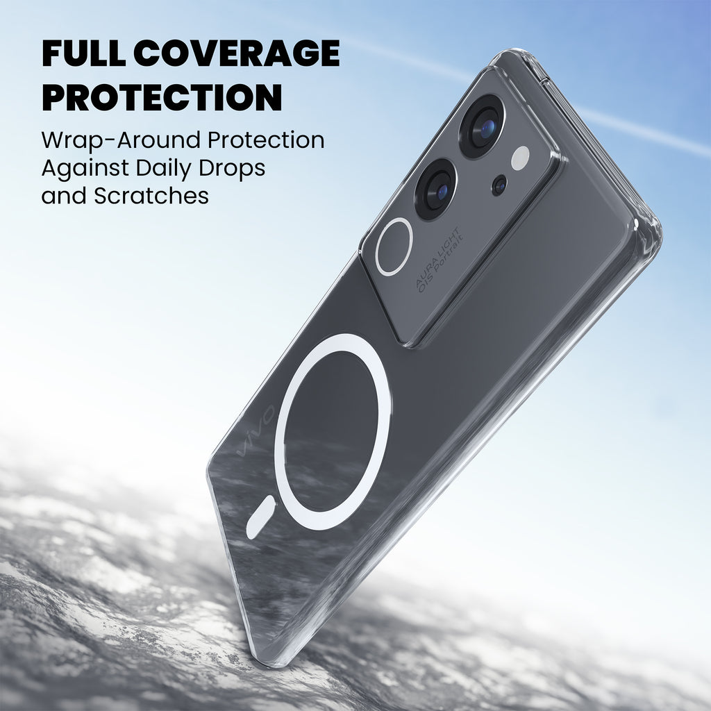 Anti Yellow Magsafe Clear Case for Vivo Y29 5G