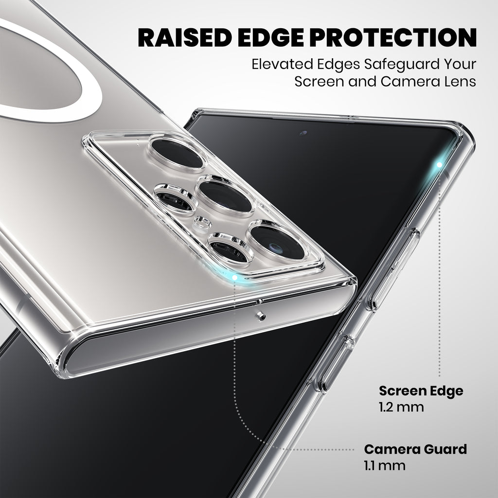 Anti Yellow Magsafe Clear Case for Samsung Galaxy S24 Ultra