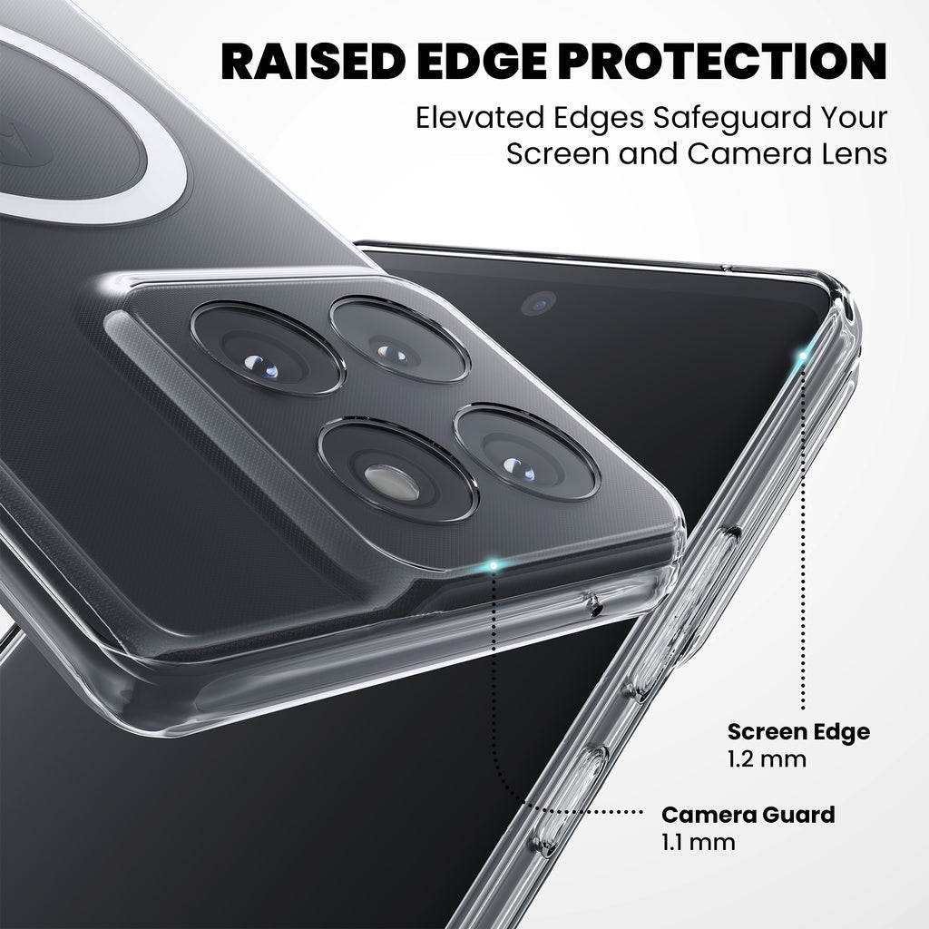 Anti Yellow Magsafe Clear Case for Motorola G67 Power 5G