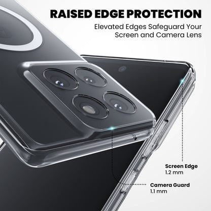 Anti Yellow Magsafe Clear Case for Motorola G67 Power 5G