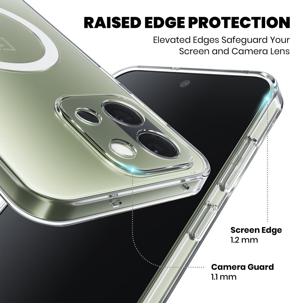 Anti Yellow Magsafe Clear Case for OnePlus 15R