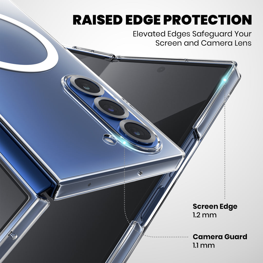 Anti Yellow Magsafe Clear Case for Samsung  Galaxy Z Fold 4