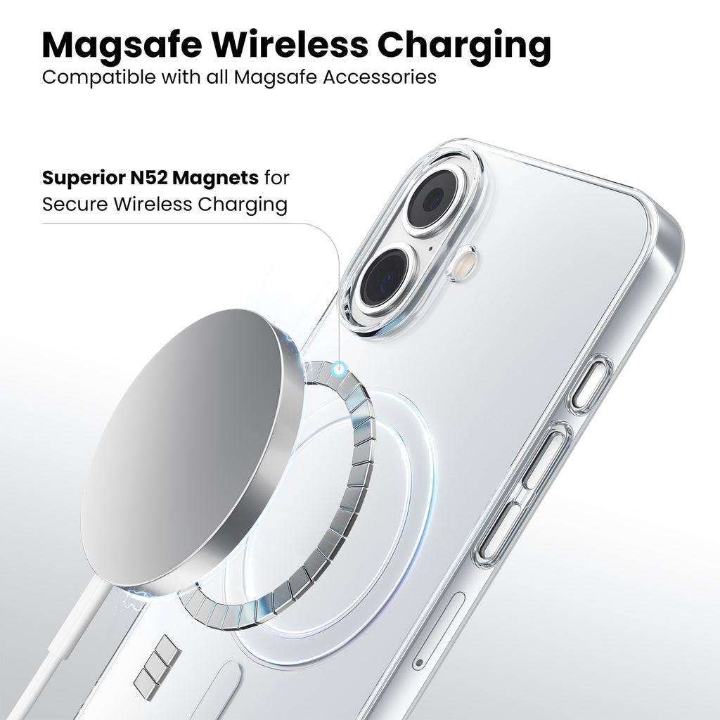 Anti Yellow Magsafe Clear Case for iPhone 17