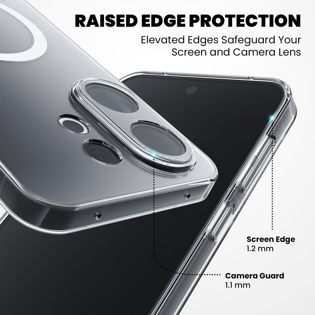 Anti Yellow Magsafe Clear Case for Vivo T4 Pro