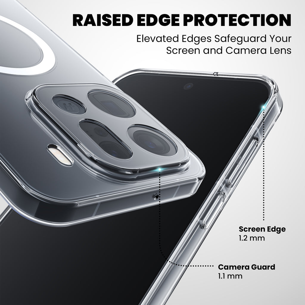 Anti Yellow Magsafe Clear Case for Oppo A5 Pro