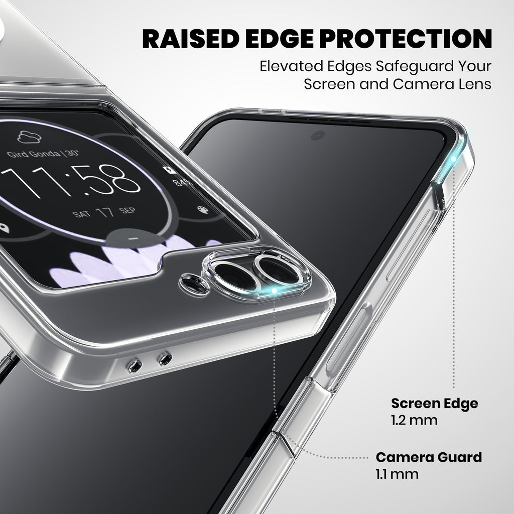 Anti Yellow Magsafe Clear Case for Samsung  Galaxy Z Flip 7