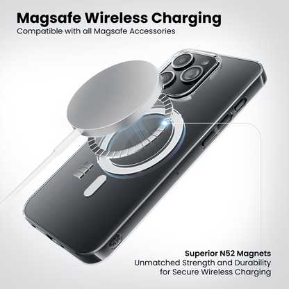 Anti Yellow Magsafe Clear Case for iPhone 16 Pro Max