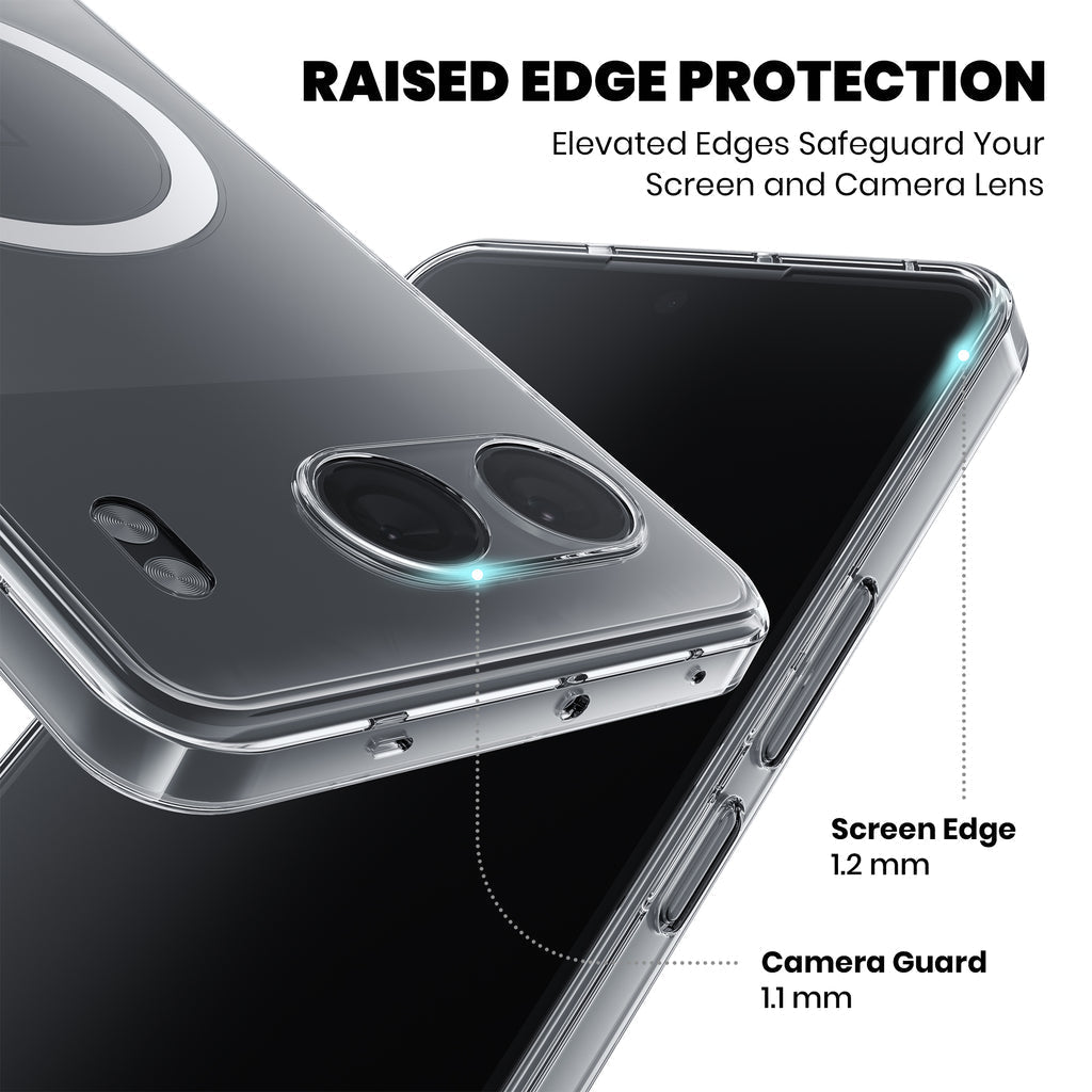 Anti Yellow Magsafe Clear Case for Oneplus Nord 4