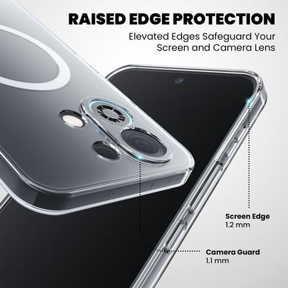 Anti Yellow Magsafe Clear Case for Oppo Reno 12 Pro