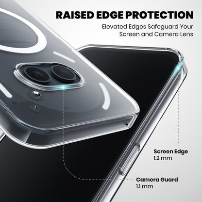 Anti Yellow Magsafe Clear Case for Nothing Phone 2A Plus
