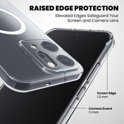 Anti Yellow Magsafe Clear Case for Oppo Reno 14