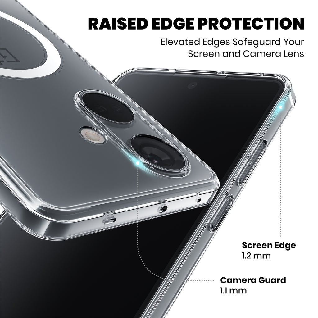 Anti Yellow Magsafe Clear Case for Oneplus Nord CE 3