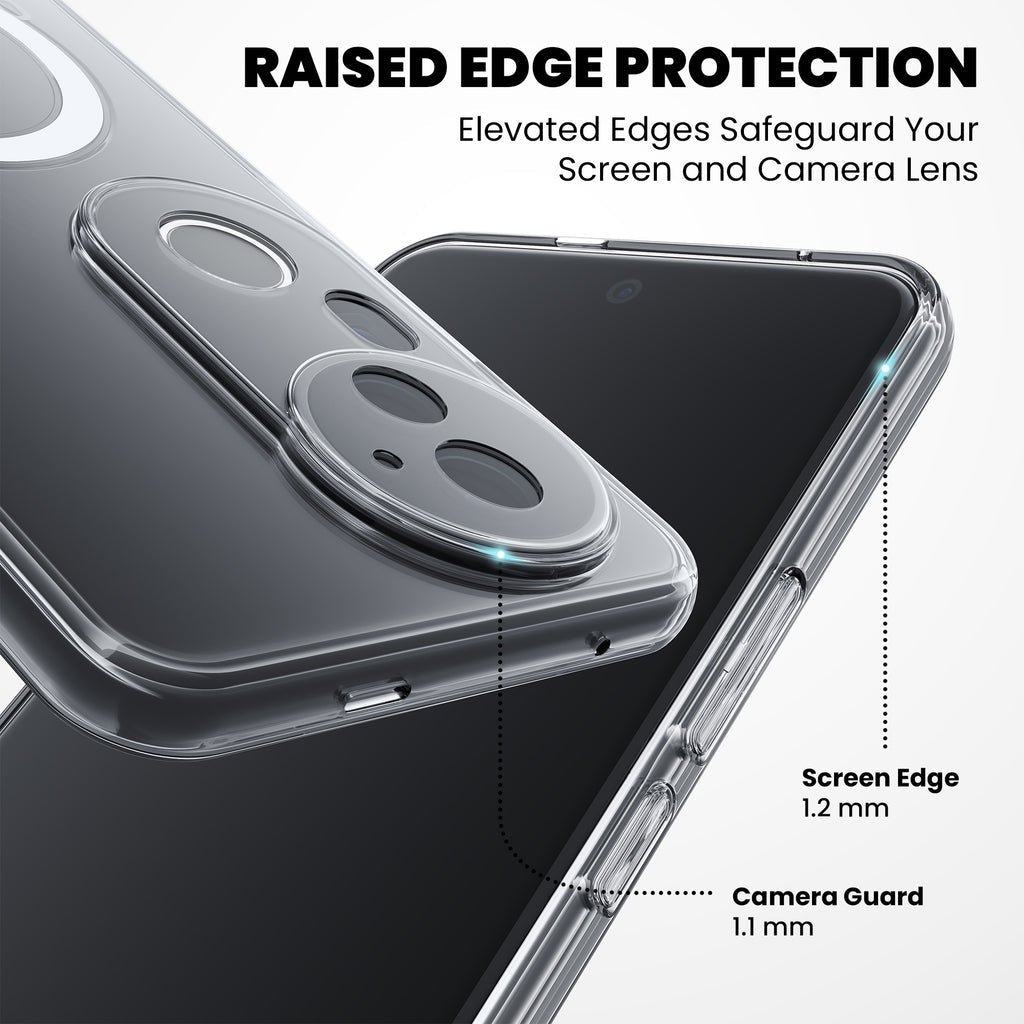 Anti Yellow Magsafe Clear Case for Vivo T4r 5G
