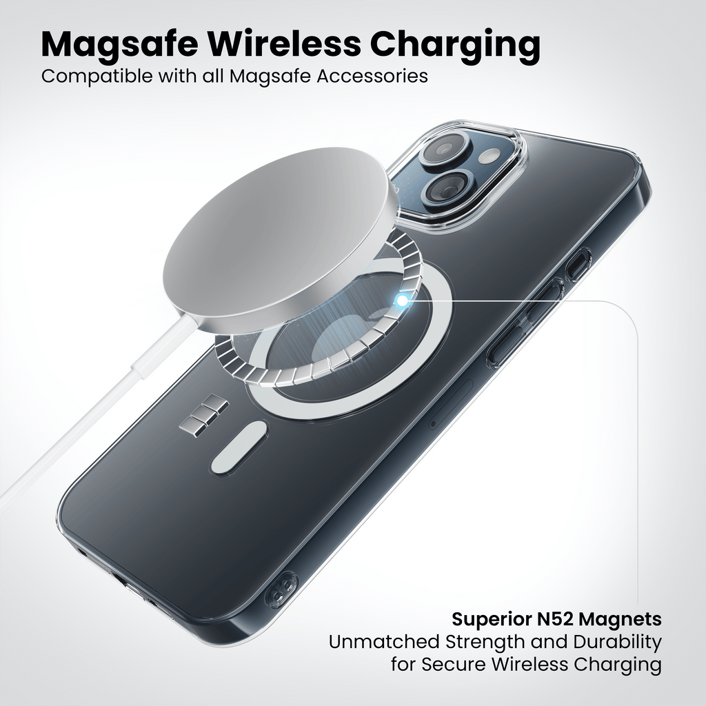 Anti Yellow Magsafe Clear Case for iPhone 12