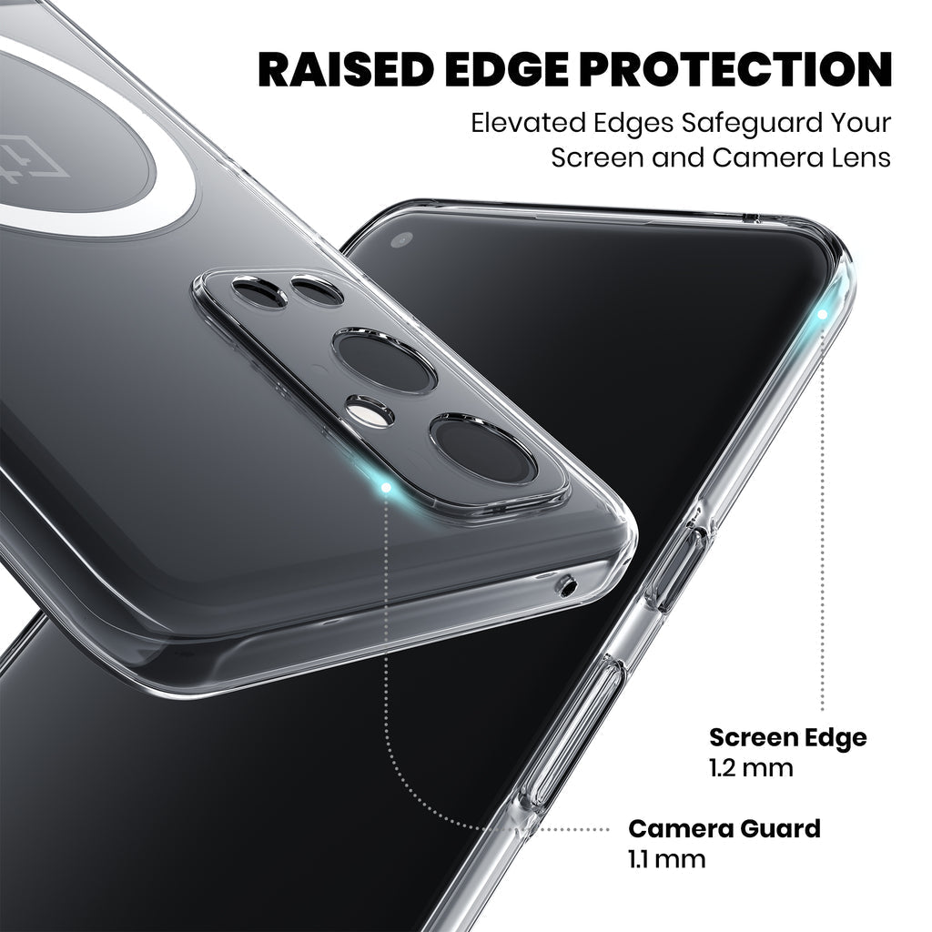 Anti Yellow Magsafe Clear Case for OnePlus 8t