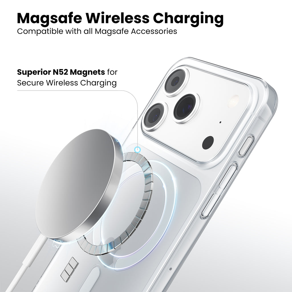 Anti Yellow Magsafe Clear Case for iPhone 17 Pro Max