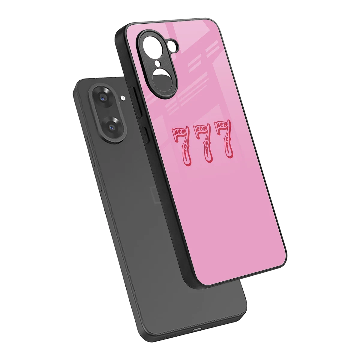 777 sleek oneplus nord ce5 5g cover with tempered glass back and TPU edges