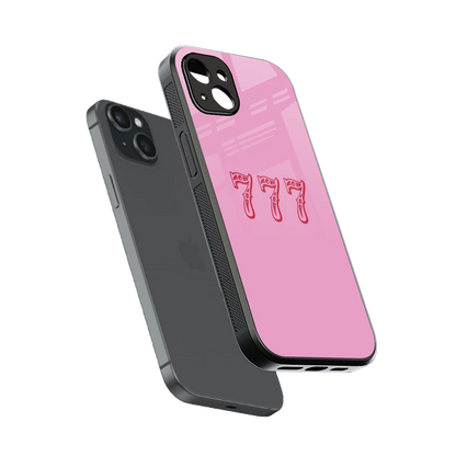 777 sleek iphone 14 plus cover with tempered glass back and TPU edges