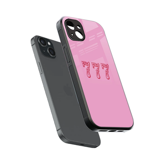 777 sleek iphone 14 plus cover with tempered glass back and TPU edges