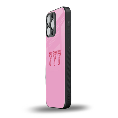 777 iphone 15 pro max mobile cover | shockproof glass phone case