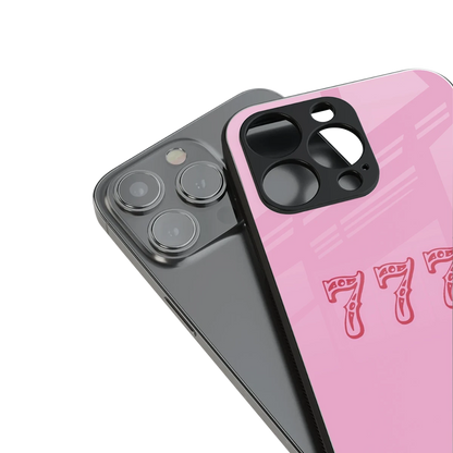 777 stylish phone case for iphone 15 pro max | glossy glass and slim fit