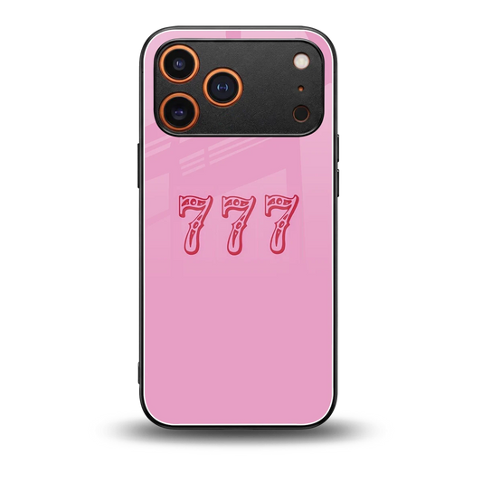 777 back phone cover | glass case for iphone 17 pro