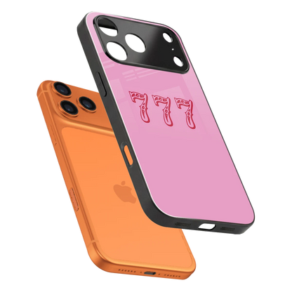 777 sleek iphone 17 pro max cover with tempered glass back and TPU edges