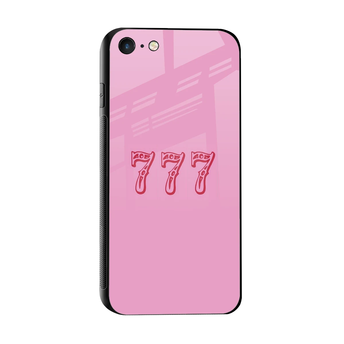 777 sleek iphone se 2020 cover with tempered glass back and TPU edges
