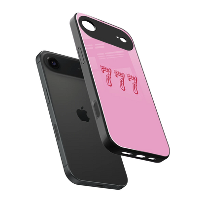 777 sleek iphone air cover with tempered glass back and TPU edges