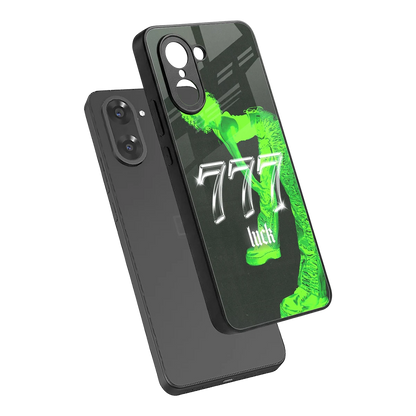 777 Luck sleek oneplus nord ce5 5g cover with tempered glass back and TPU edges