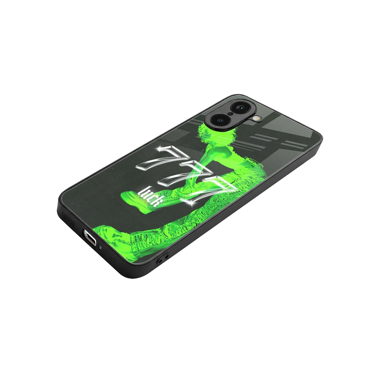 777 Luck stylish phone case for oneplus nord ce5 5g | glossy glass and slim fit