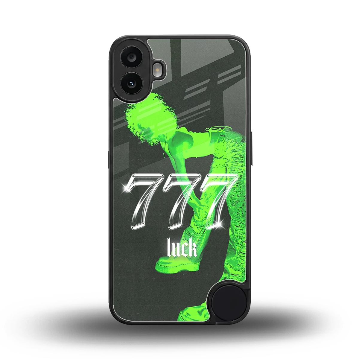777 Luck back phone cover | glass case for cmf nothing phone 1