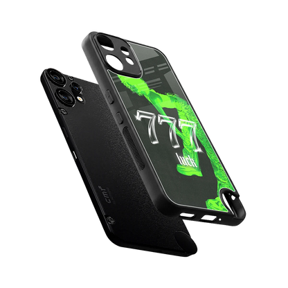 777 Luck sleek cmf nothing phone 2 pro cover with tempered glass back and TPU edges