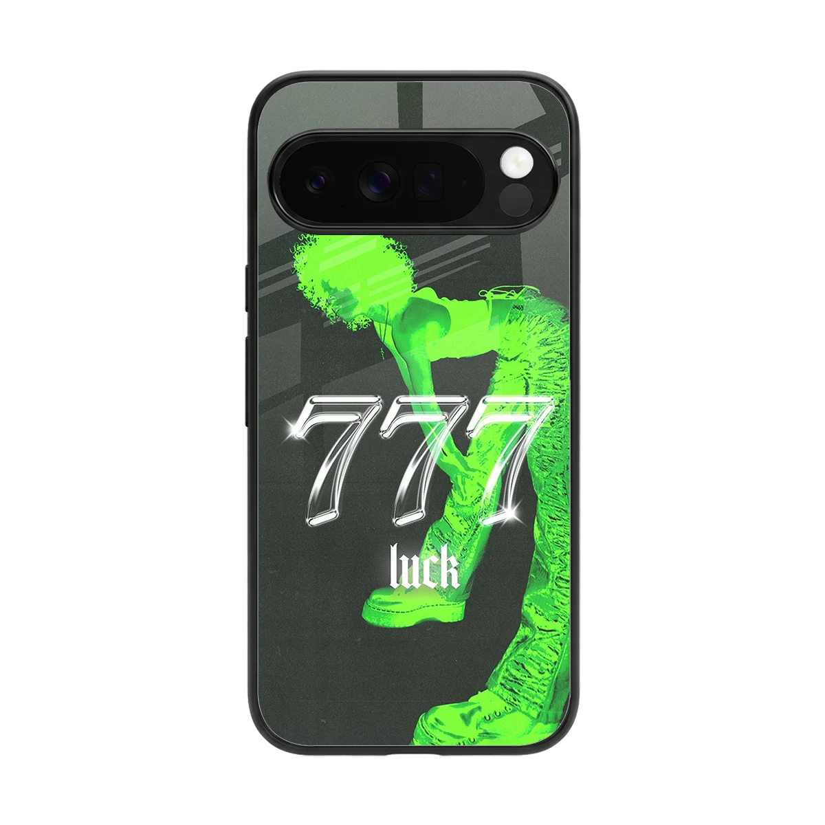 777 Luck back phone cover | glass case for google pixel 10 pro xl