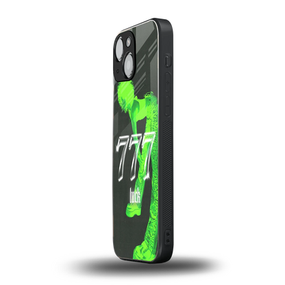 777 Luck iphone 13 mini mobile cover | shockproof glass phone case