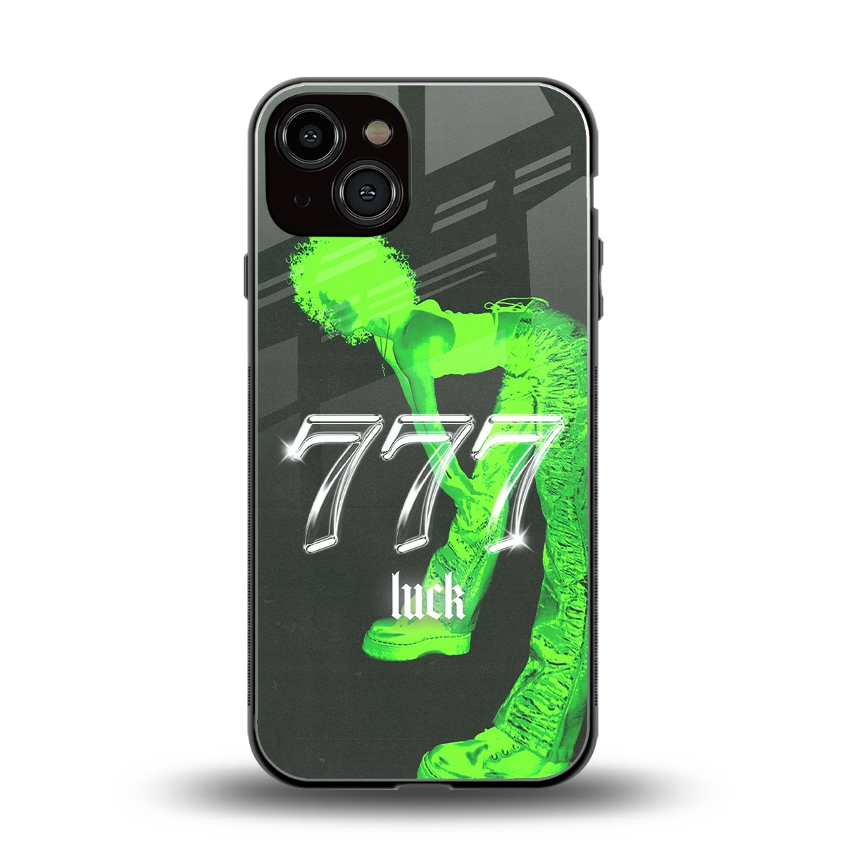 777 Luck back phone cover | glass case for iphone 14