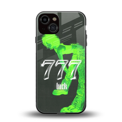 777 Luck back phone cover | glass case for iphone 14